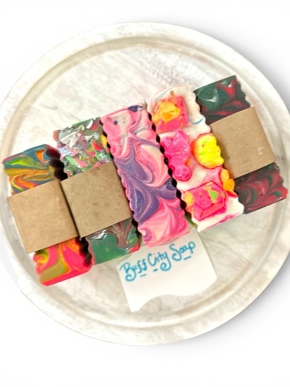 5 Pc Buff City Soap Set New and Unused limited edition